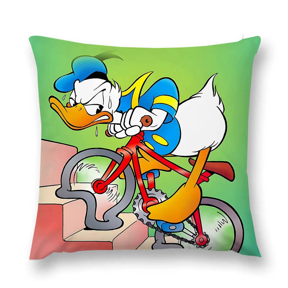 

Мультяшная наволочка с Д-Дональдом Д-Даком, наволочка для декоративной подушки, скандинавский винтажный стиль, наволочки для подушек, дом, гостиная, диван, сиденье 16x16Inch