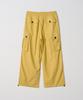 Gameoncheupaeb 8 Buttons Parachute Nylon Pants (Yellow)
