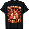 Funny Thanksgiving Respiratory Therapy Fall Autumn Lung Ther T-Shirt