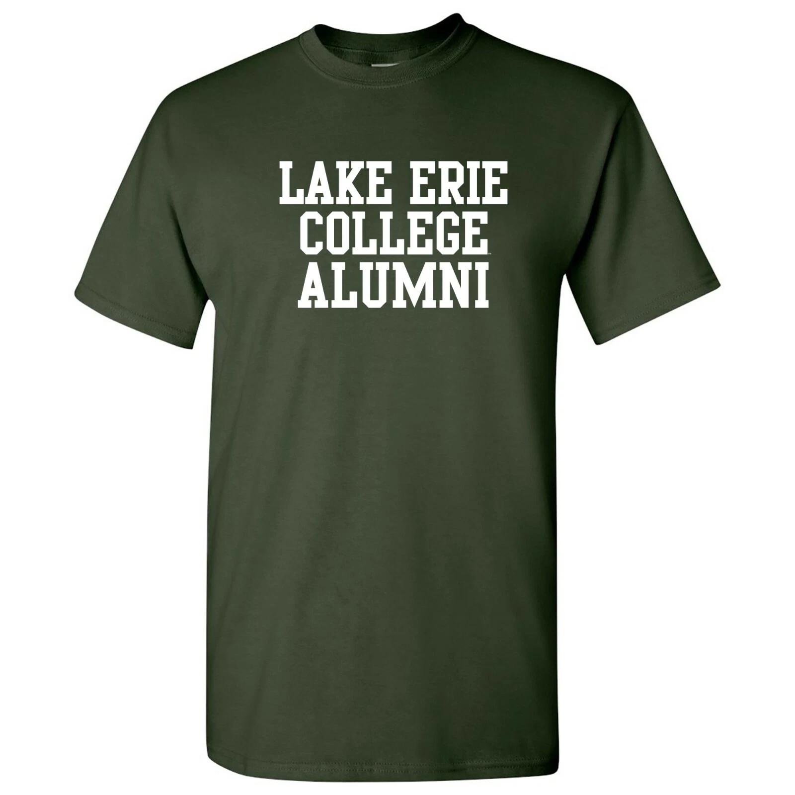 Lake Erie Storm Fire Basic Block Alumni Collegiate T Shirt - Forest S