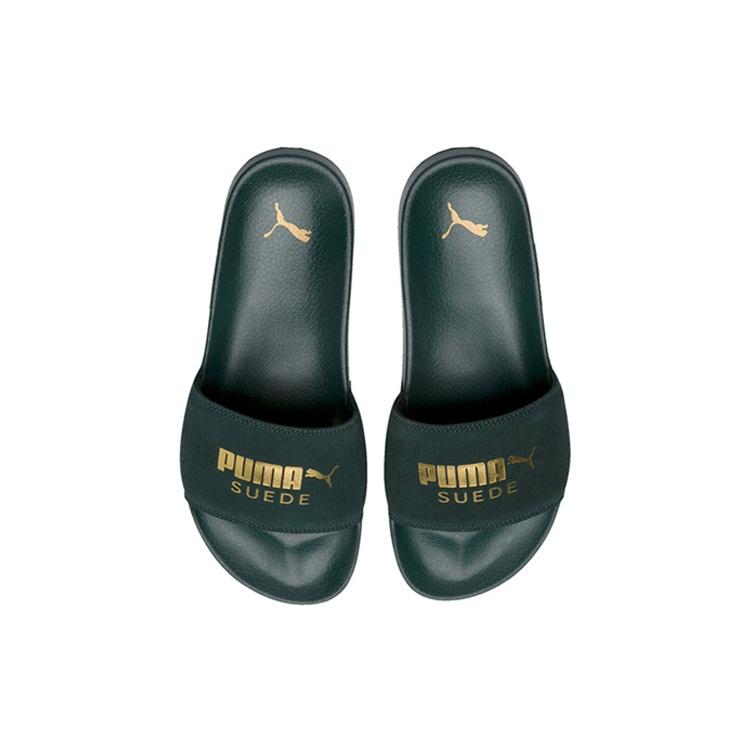 PUMA Leadcat Suede Green Unisex Slippers Men's 365758-09