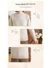 Stylish Winter Fleece Sweater for Middle-Aged & Elderly Women - Half High Neck, Plus Velvet, Warm Base Shirt
