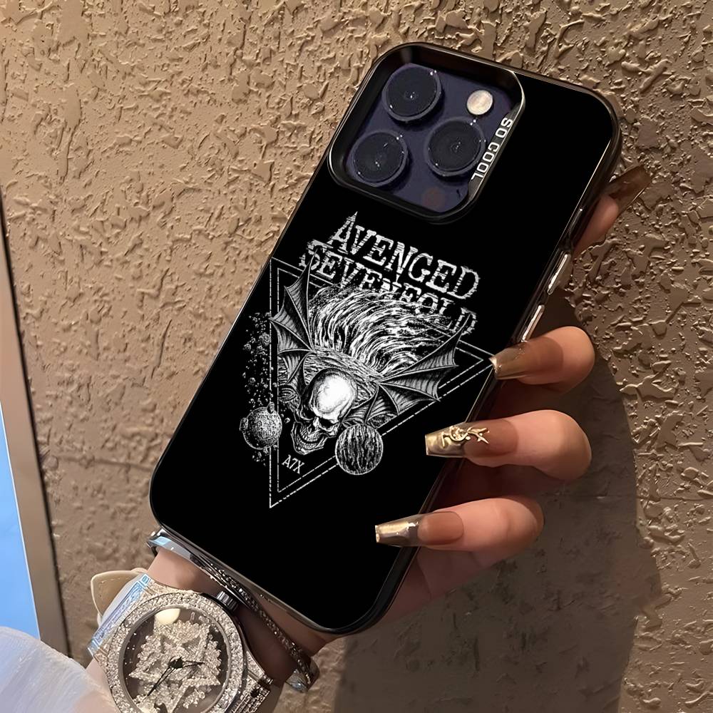 A-Avenged S-Sevenfold Rock Phone Case For iPhone 16,15,14,13,12,11,Pro,XS,Max,Plus,Mini,SE Black Candy Matte Shockproof Cover