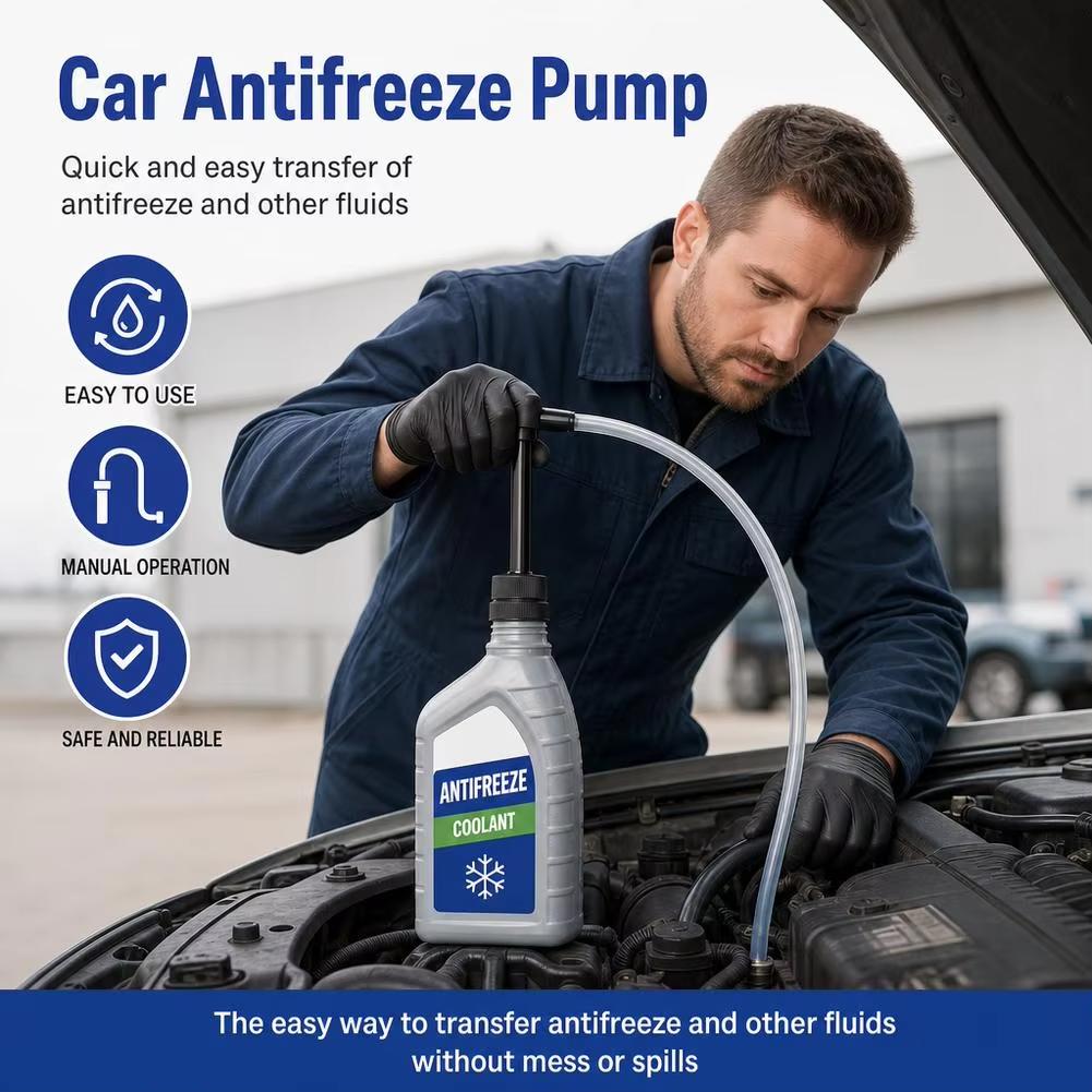 Hand Siphon Pump Fuel Oil Diesel Liquid Syphon for Auto Transmission Petrol Manually Pressing Petrol Transfer Pump