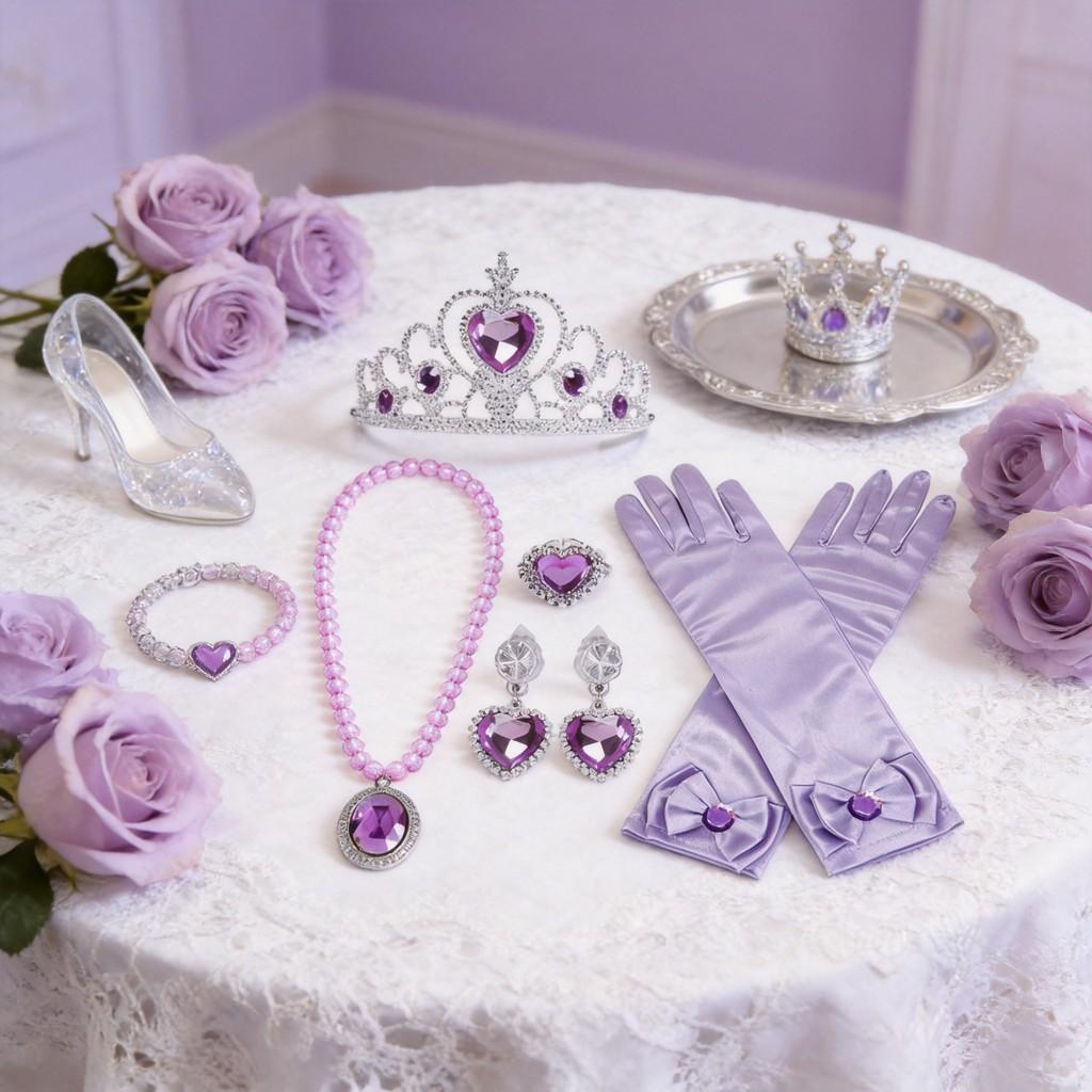 Frozen Crown Headband Childrens Accessories Sparkling Rhinestones Princess Style For Girls