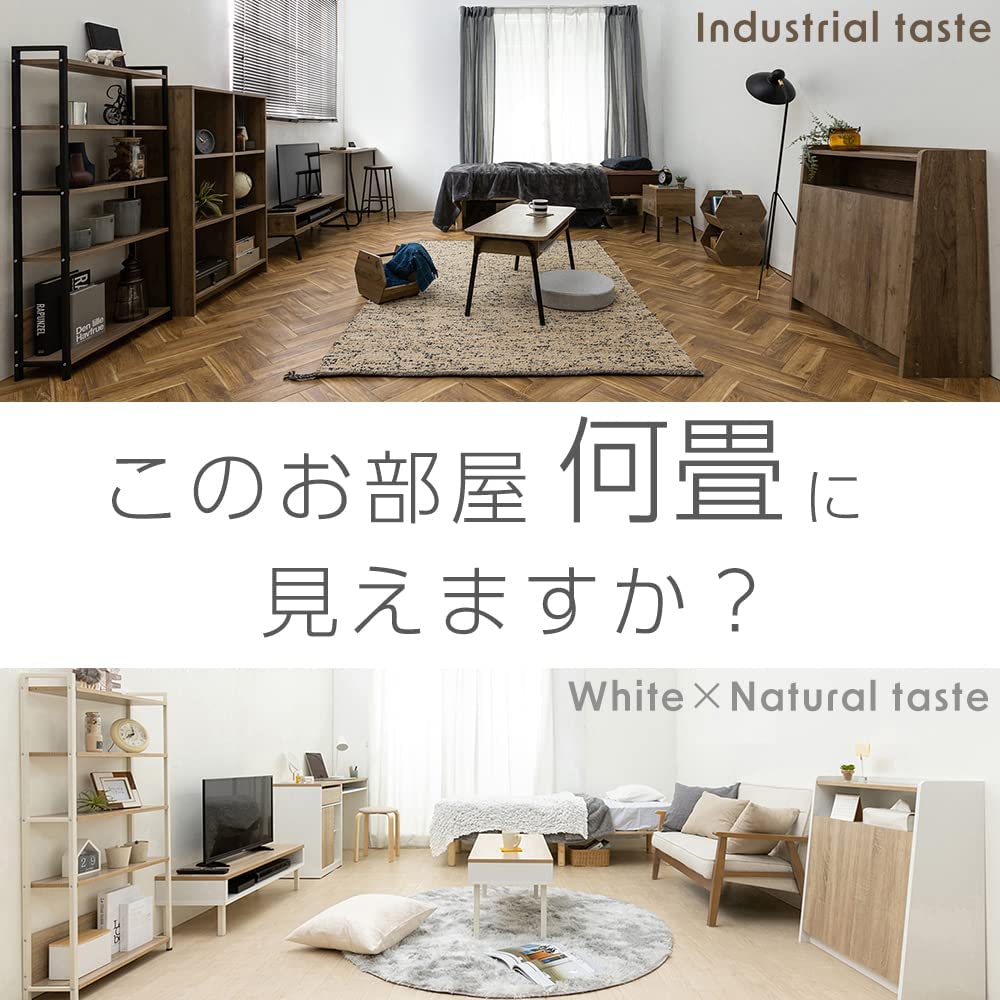 Iris Ohyama WST-300 Wooden Side Table, Ideal for Bedside or Sofa, Ideal for One-Room Use, Warm WhiteLight Natural, Approx. 30.0cm W X 30.0cm D X