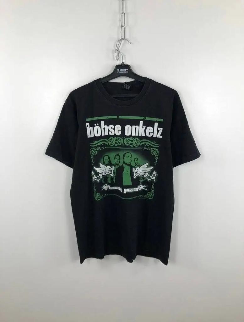 Gehasst Verdammt Vergöttert II Böhse Onkelz Peripheral Pattern Printing Summer Luxury Brand Cotton Men's and Women's T-shirts