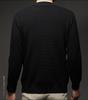 Men's Douyin Bestseller Autumn/Winter Knitwear: Trendy Round Neck Solid Color Jacquard Thick Sweater