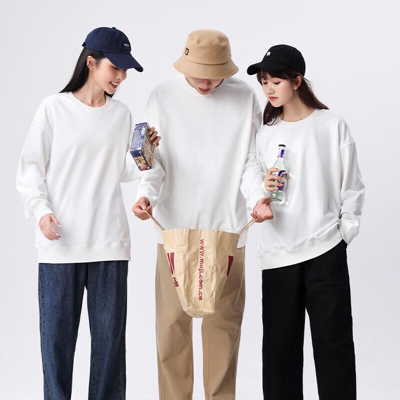 

Dropped Shoulder Crew Neck Sweatshirt L