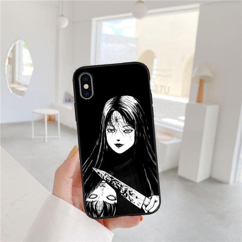 BF75 Junji Ito Tomie Soft Shell Phone Case for Redmi Note 13 14 Pro+ Plus A3 A3X 13X 13C 13R 14S 14C 14R