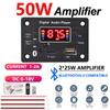 2x25W 50W Bluetooth Audio Amplifier Complete Kit with Aluminum Case Remote Control Color Box DC 6-18V for Car Home DIY SpeakerGood Product