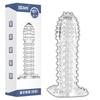 Penis Sleeve Reusable Condoms Sex Toys For Adult Men Delay Ejaculation G Spot Stimulation Safer Contraception Cock Ring Extender