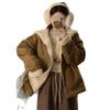 Women's Plush Fur Thick Winter Coat - Petite & Plus Sizes Available