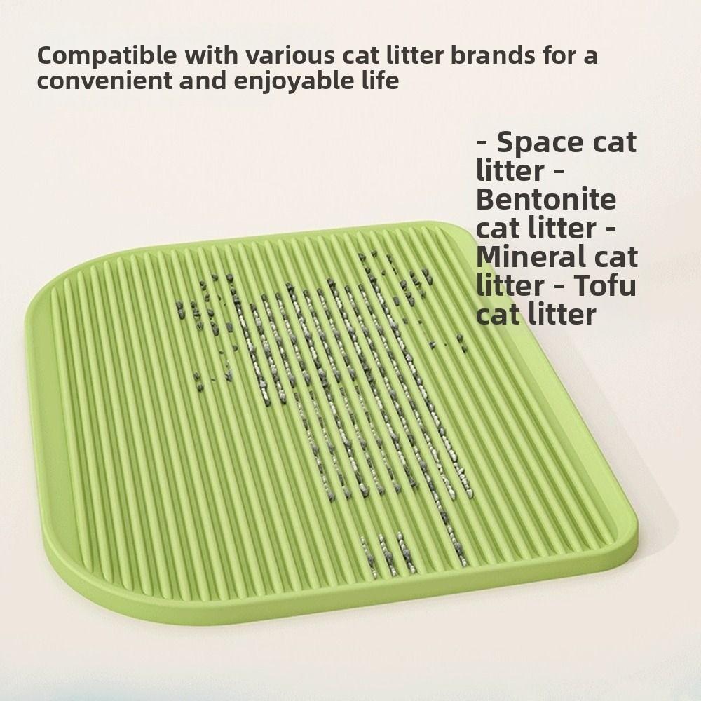 Waterproof Cat Litter Mat Splash-Proof Toilet Mat for Cats Litter Trapper Pad  Training Table