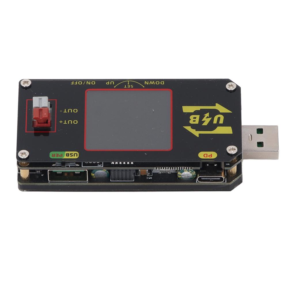 USB Tester 1.44 Inch LCD Screen USB3.0 Interface Voltage and Current Meter Fast Charging Protocol Capacity Tester