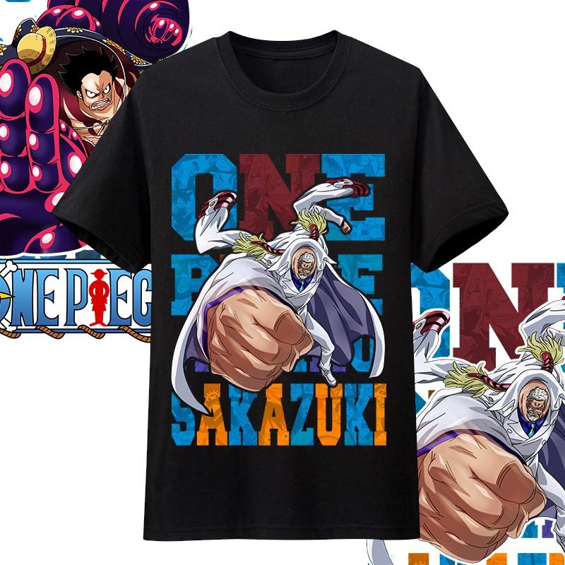 One Piece Anime Character Printing Oversized Cotton Tshirt Men and Women Comfortable Y2K Childrens Clothing Summer Trend Tees