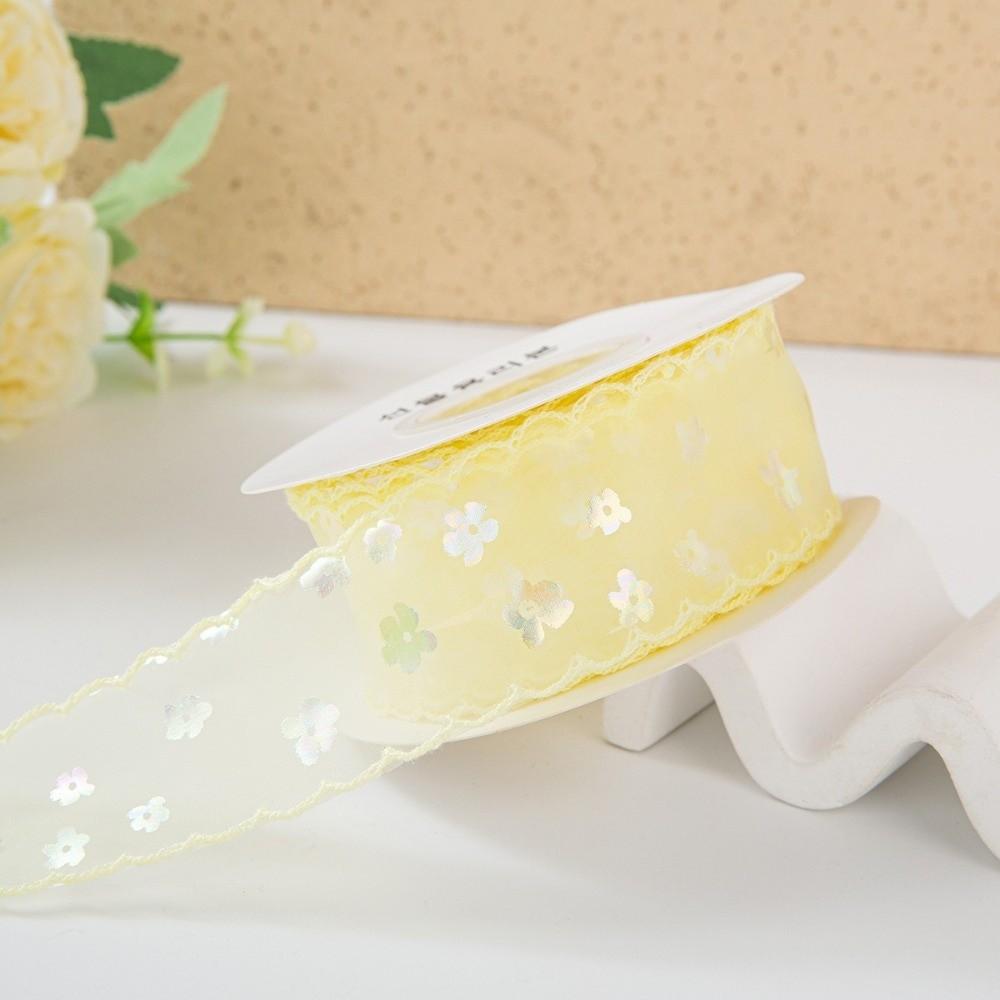 Sequin Snow Gauze Fabric Ribbons Stripe Pattern DIY Ribbons New Satin Ribbons  Gift Wrapping