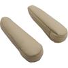 Priprilod 2 Stück Tan Leder Sitz Armlehnenbezüge Passend für Toyota Sequoia Tundra 2001 2002 2003 2004 2005 2006 2007