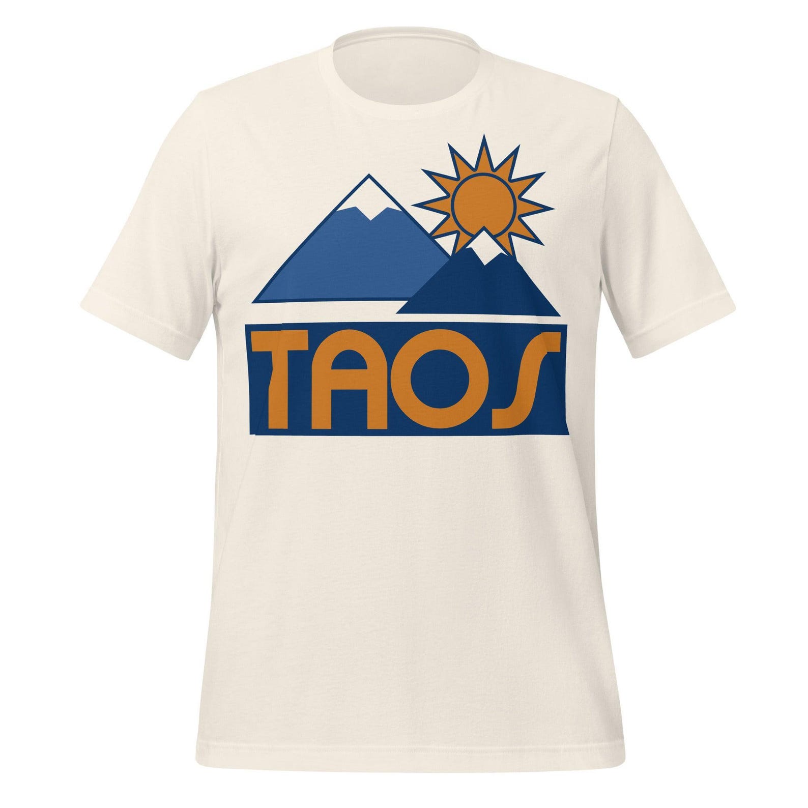 Taos Ski Valley T-Shirt: Retro Mountain Sun Style (Unisex Sizes) M