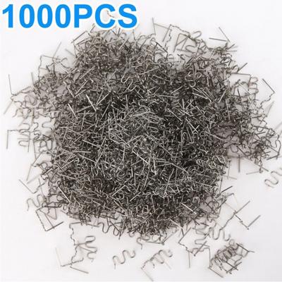 1000Pcs Standard Pre-Cut 0.8mm Wave Hot Staple For Plastic Stapler Repair Welder