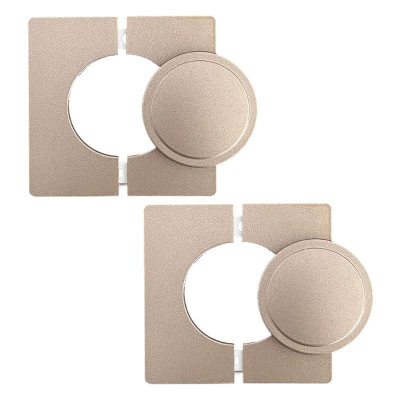 100x100mm Home Improvement Plastic Air Conditioner Tube Wall Cover Decorative Panel For Neat Tidy Interior