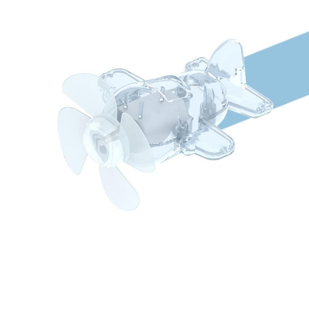 LED Light Wind Power Generation Airplane Helmet Decorative Airplane  Electric Vehicle Motorcycles