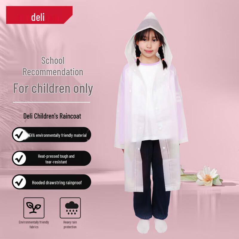 Deli Kids Disposable Rain Poncho