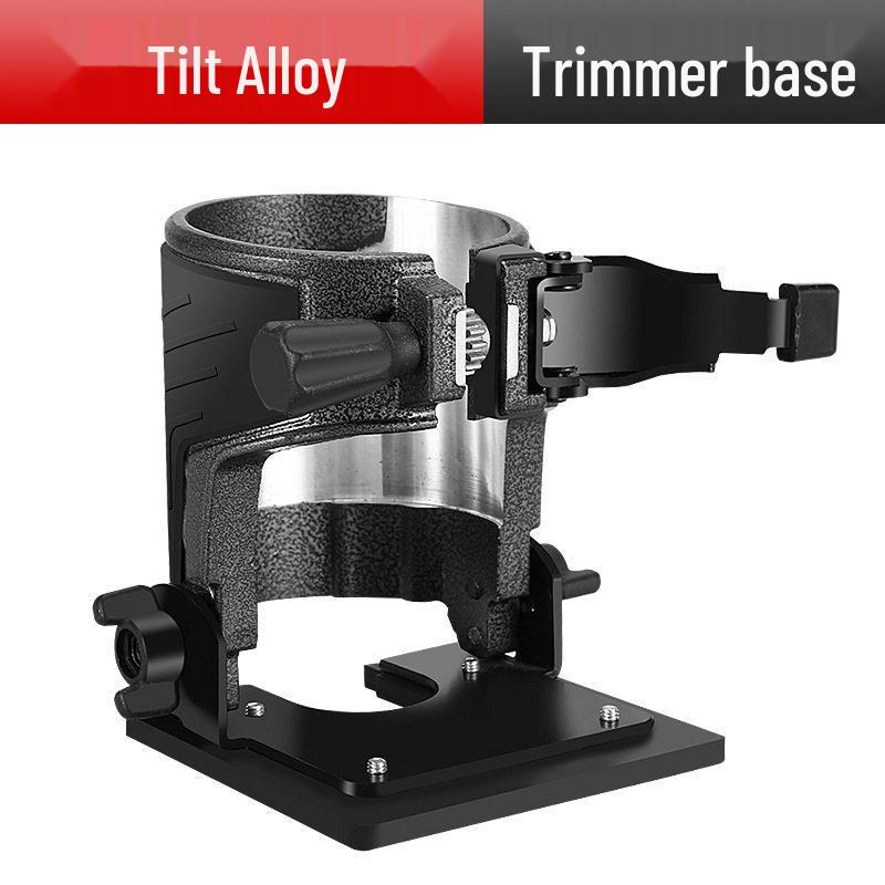 Transparent Protective Cover Base for Trimmer Woodworking Carving Machine Accessories