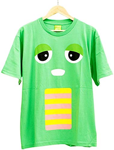 [One Colors] Gachapin & Mukku Short-Sleeve T-Shirt, Men's Printed Crew Neck Cut & Sewn, Size LL, Gachapin
