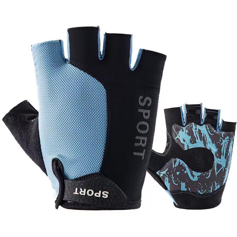 Fitness Half-Finger Anti-slip Gloves with Wrist Support