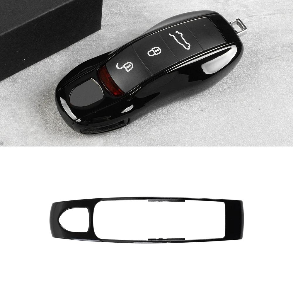 

Car Key Cover For Porsche For Panamera Cayenne Cayman Macan Boxster 911 9ya 971 Shell Protection Remote Case Accessory 3 Buttons чёрный