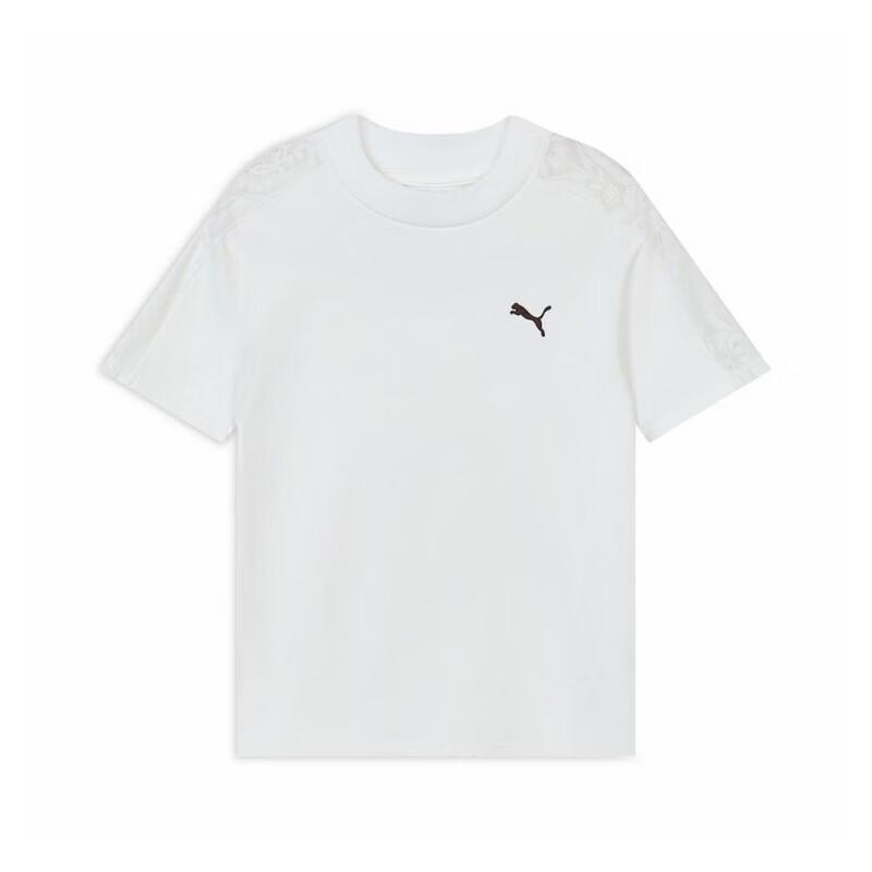 PUMA Women s Trendy Sporty Casual Short Sleeve T-Shirt L