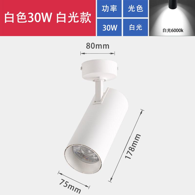 Surface-mounted LED Home Decor Clothing Store Neutral Light Without Main Lights High Color Rendering Adjustable All-round Angle