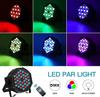 U`King Stage Lights, 36 LEDs, Remote Controlled Disco Light, DMX512, High Brightness, Voice Activated, Multi-Color Changing, Uplighting, for Indoor