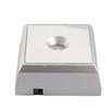LED Lamp Base Stand Holder for   Acrylic Statue Artware Display Silver