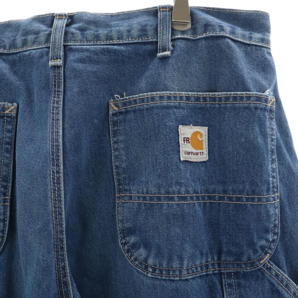 Carhartt work Denim pants W34 Wash blue jeans Men's Used