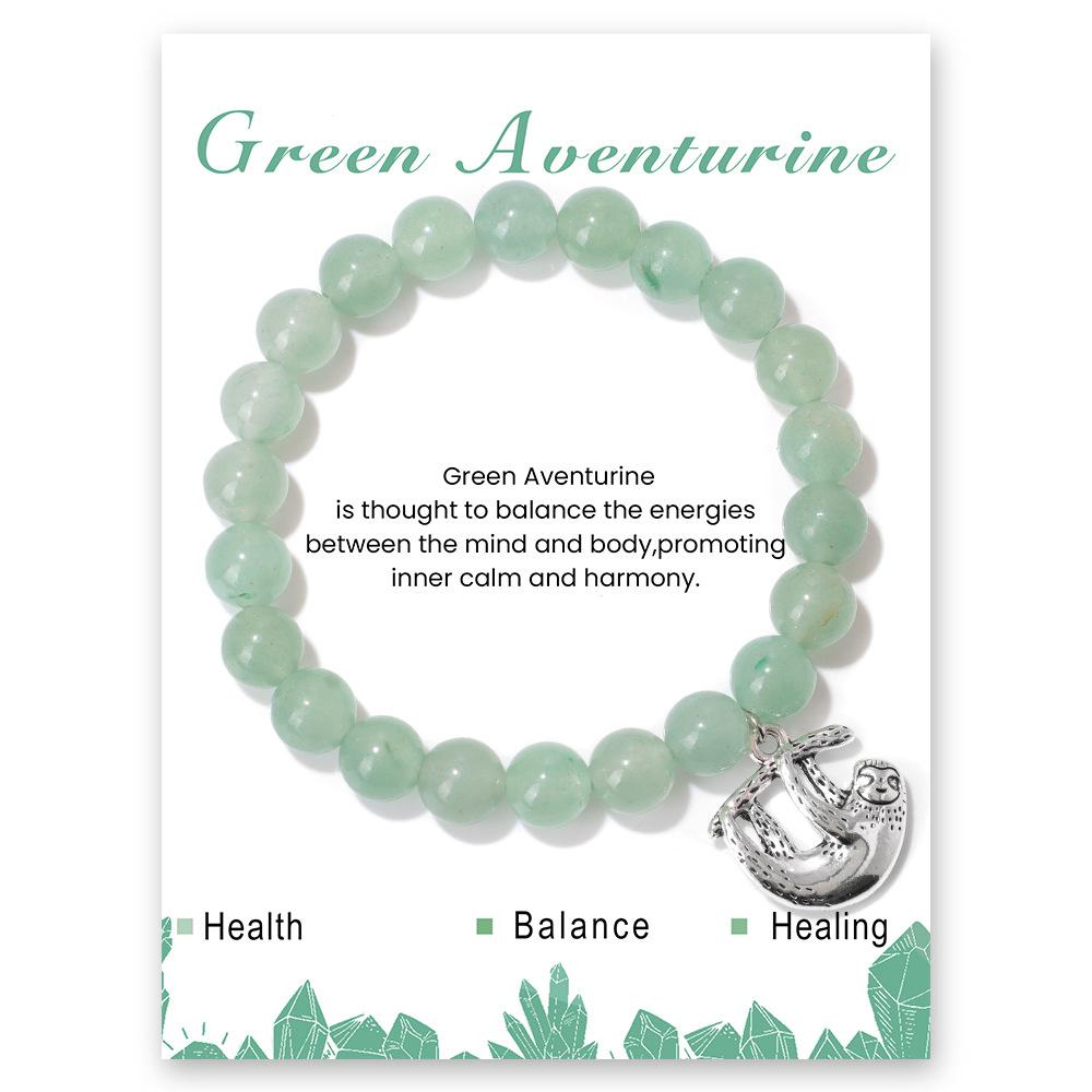 

JYL TS Bracelet Letter A-Z Matte Beaded Couple Style Enhances Identity & Love green aventurine дыня