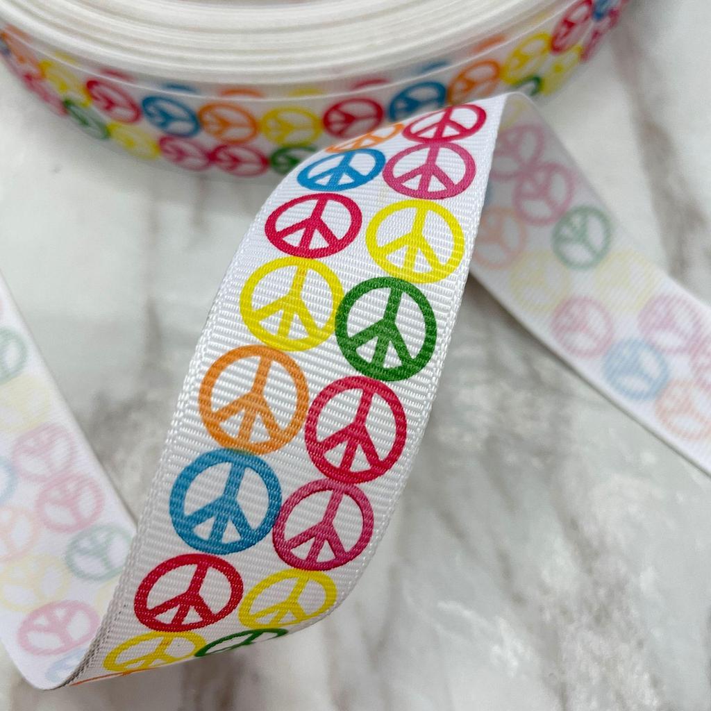 Mingxin Valentine's Day DIY Jewelry Ribbon with Peach Hearts & Leopard Print