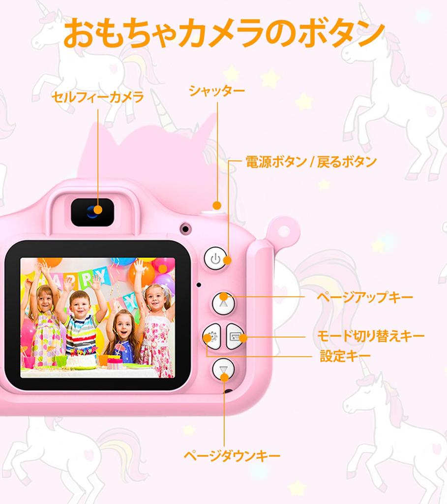 VCYCTO Kids a toy camera for features 1080P HD 48MP 8500 photo a 32GB SD card selfie a IPS 8x 5 and a unicorn protective Perfect as a birthday or