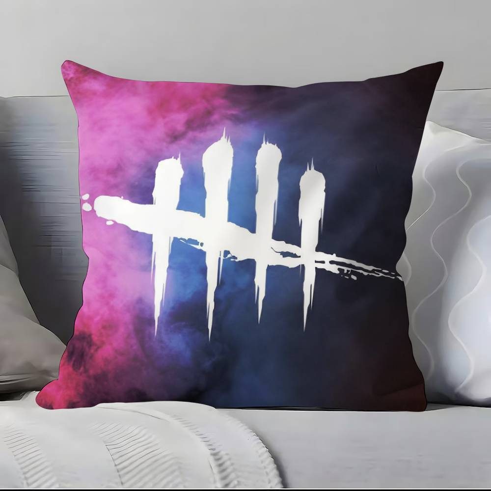 Games D-Dead b-by d-Daylight Pillow Case Anti-dustmite Pillowcase Invisible zipper silky short plush Sofa cushion cover