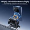 UYUXIO Air Vent Car Phone Holder Manual Clamp Wireless Car Charger 15W Fast Charging Adapter for iPhone Samsung Android Phones