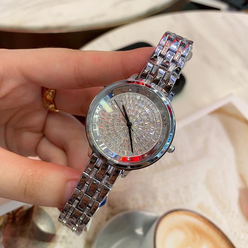 Gypsy Star Diamond Full Diamond Steel Belt Watch Women S Luxury High Sense Women S Watch
