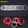 6pcs Bicycle Headset Washer Aluminium Alloy Bike Fork Adjusting Washer Dust Cover 0.3/1/2/3 Mm Spacer