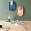 Foldable Kitchen Lid & Utensil Holder: Easy-to-Clean Organizer for Pots, Lids, Ladles, and Spatulas.