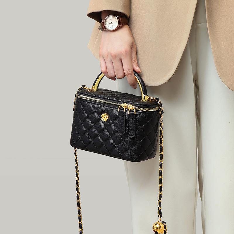 Bag Crossbody Women'S Bag Diamond Chain Bag Versatile Handbag Shoulder Bag Box Bag