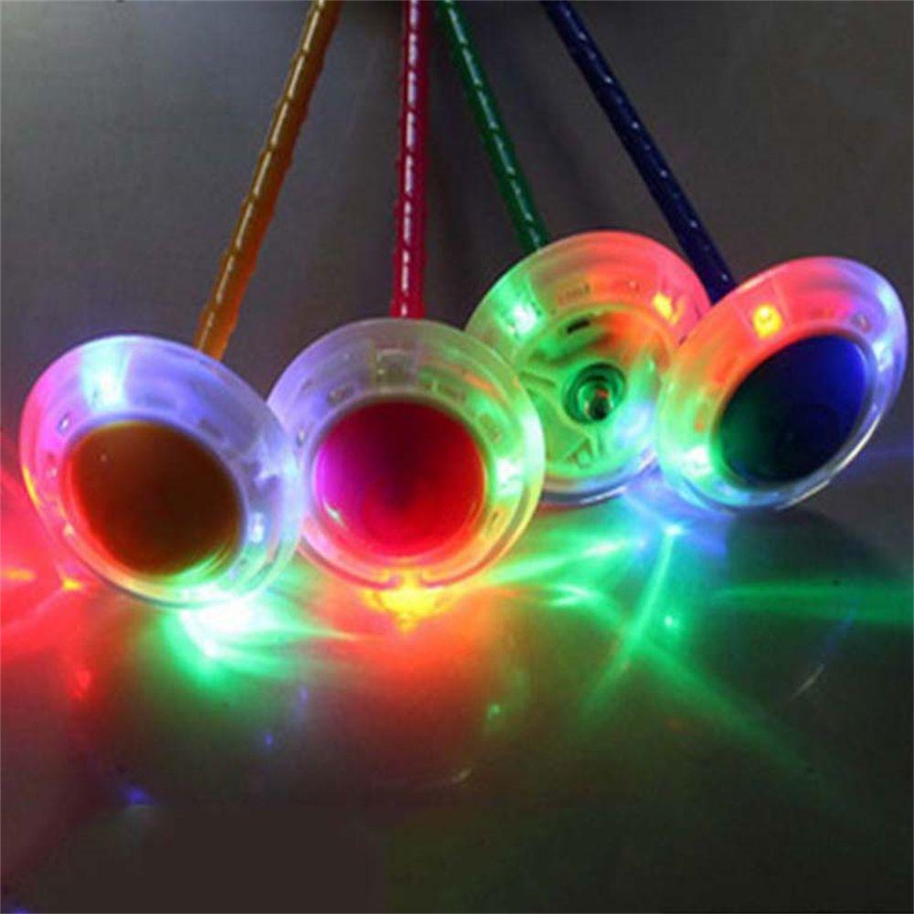 Fitness Jump Ropes Sports Revolving Ball Flashing Skip Ball Flashing Wheel Glowing Bouncing Balls