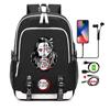 Anime-Teenager-Rucksack, Unisex, Schultaschen, Cartoon-Druck, Laptop-Rucksack, Schulrucksack für Jungen und Mädchen, Mochilas