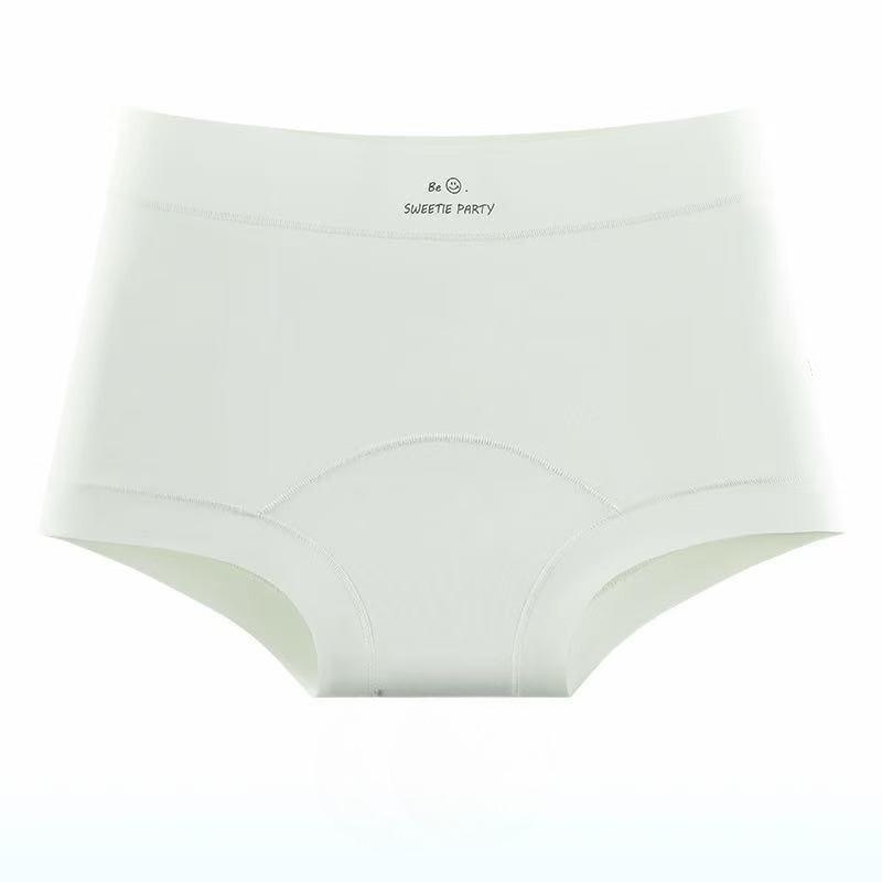 Women's Summer Simple New Antibacterial Extension Cotton Crotch Non Scratch Breathable Small Flat Angle Briefs