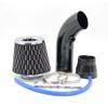 76mm Universal Car Cold Air Intake Kit with High Flow Cone Air Filter 3inch Aluminum Air Intake Pipe Automobile Rubber Hose Kit
