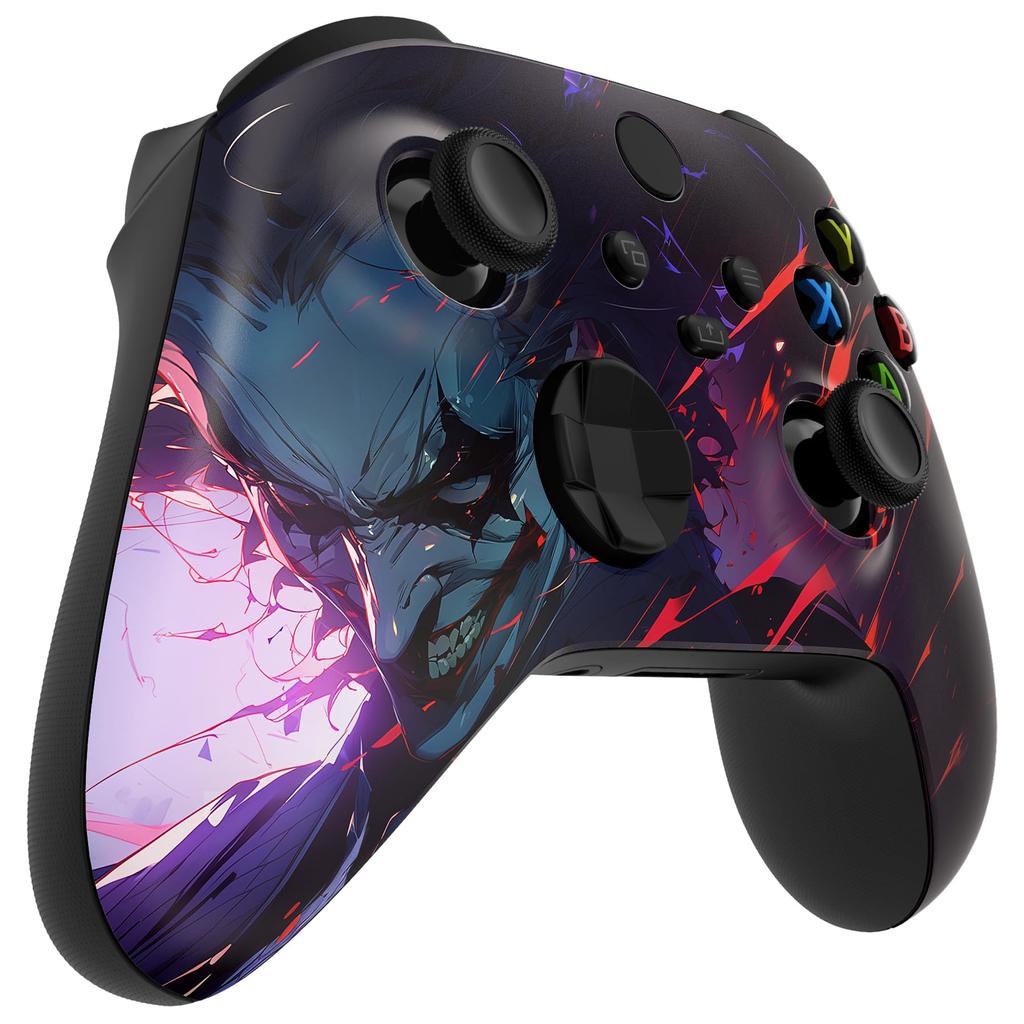 custom front housing shell for Xbox Series featuring a heavy cover faceplate for Xbox Series and Xbox Core not Dark eXtremeRate's X/S, horror-inspired